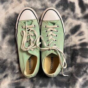 Converse Pastel Green Canvas Shoes